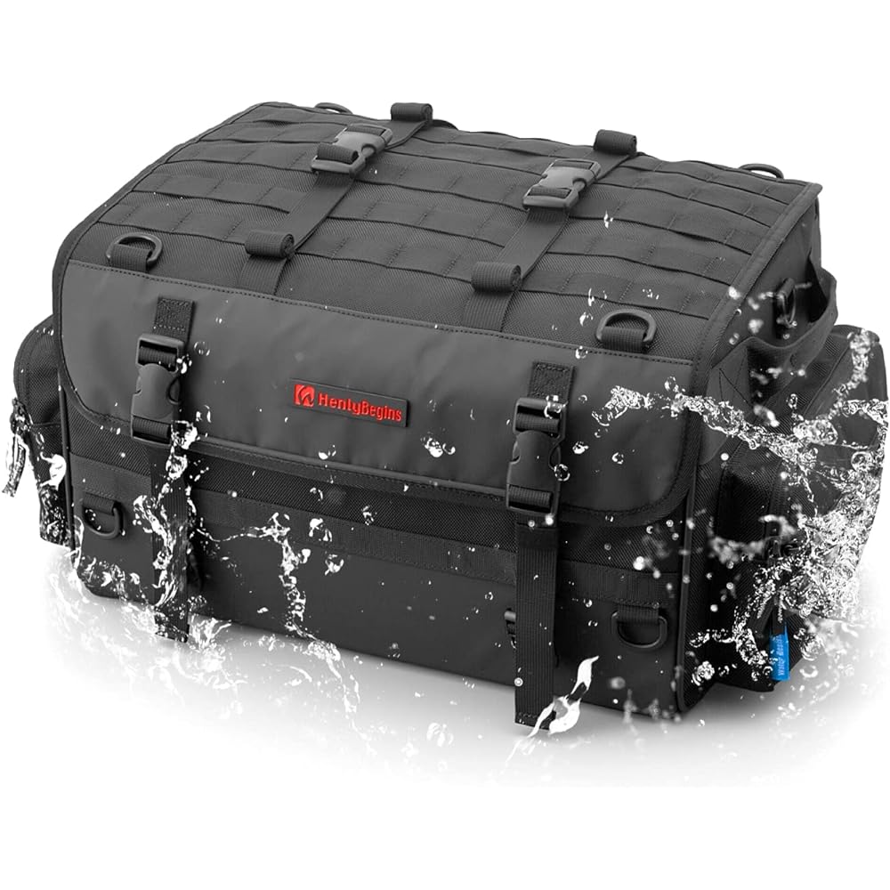 Henly Begins Daytona Motorcycle Camping Seat Bag WR Waterproof ML Size (40L) 2 Nights Hotel DH-733 98879