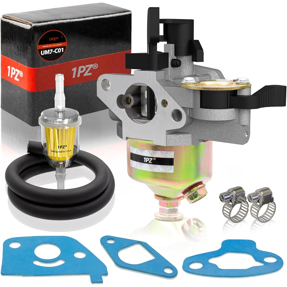(UM7) Carburetor Carb with Gasket All Years Monster Moto MM-B80-AF/MM-B80-BR / MMB80B / MM-B80B 80cc 2.5 hp 4-Stroke Mini Bike