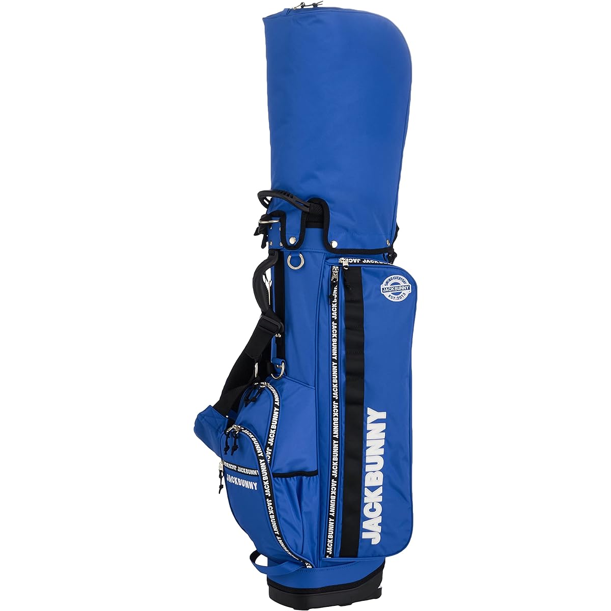 [Jack Bunny] Continuing standard product Caddy bag [Logo zipper series] (stand type) / Golf CB / 262-3980140