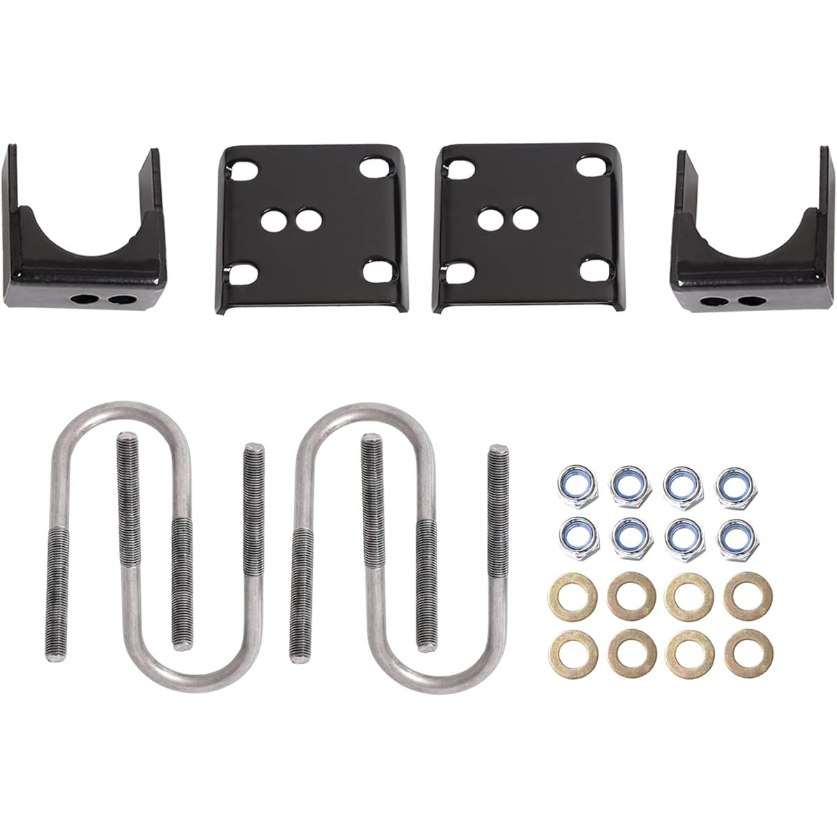 ECOTRIC Trackria Axle Flip Kit 5 inch Drop C notch kit shock 1973-1987 Chevrolet/GMC C10 C15 Rear Rear Waling Flip Kit