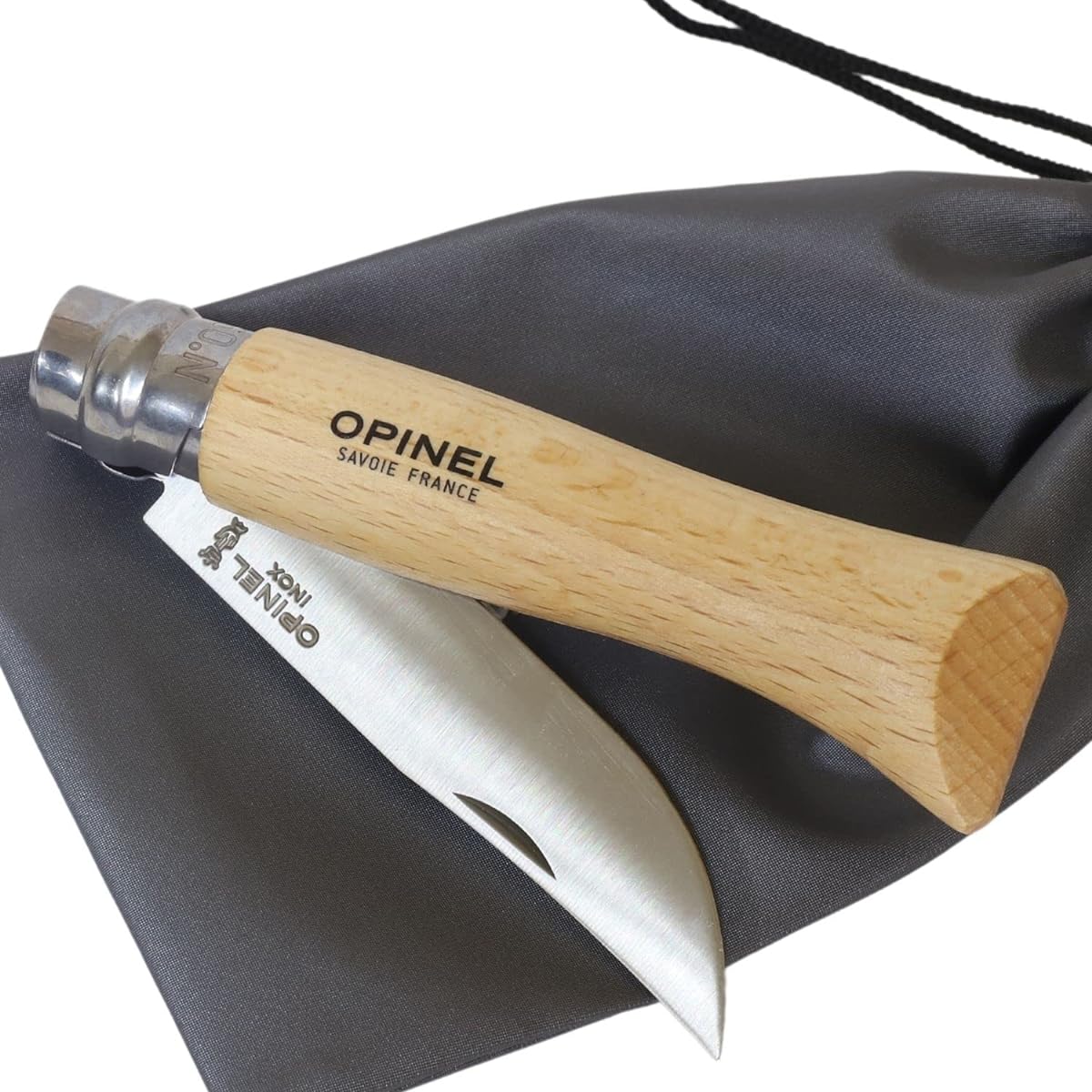 OPINEL Opinel Knife Stainless Steel WOLFTECH with Case Camping Outdoor Cooking Fishing Climbing (#9 (Blade Length 9.0cm)) [Parallel Import]