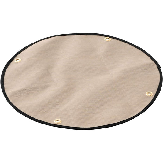 LOGOS Stove Table Fireproof/Insulating Sheet 81064037 Beige (Approx.) Diameter 46cm