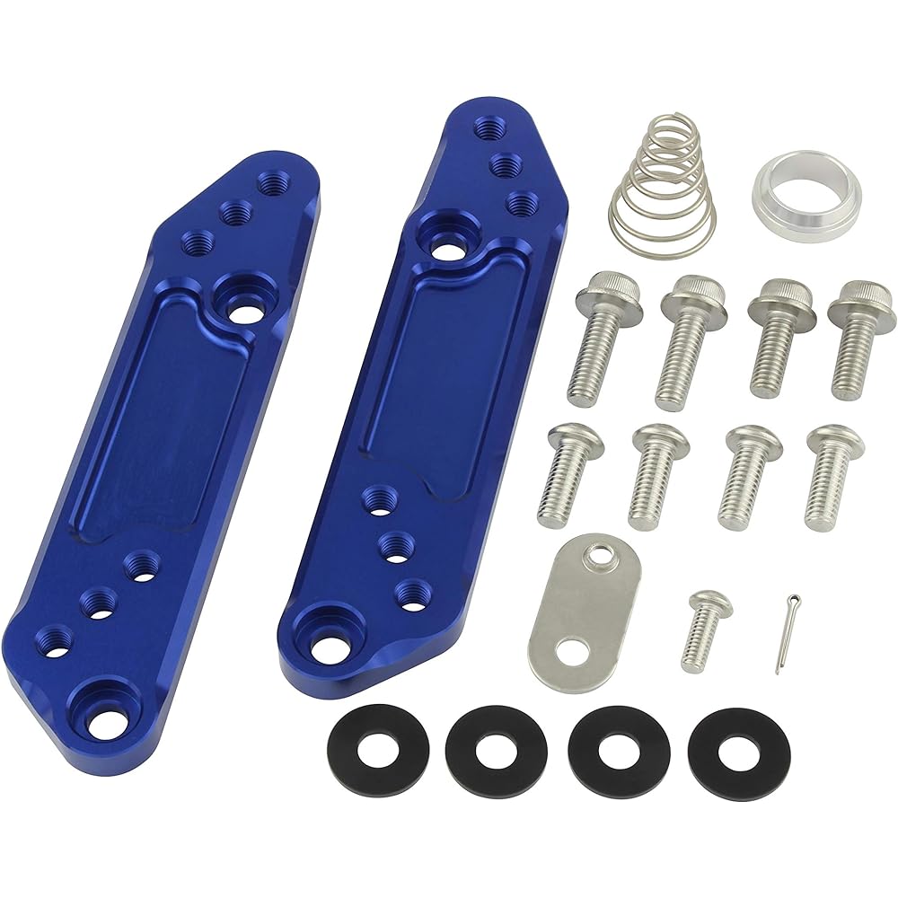 POSH Motorcycle Supplies Step Up Plate Black GSX250R 088072-06