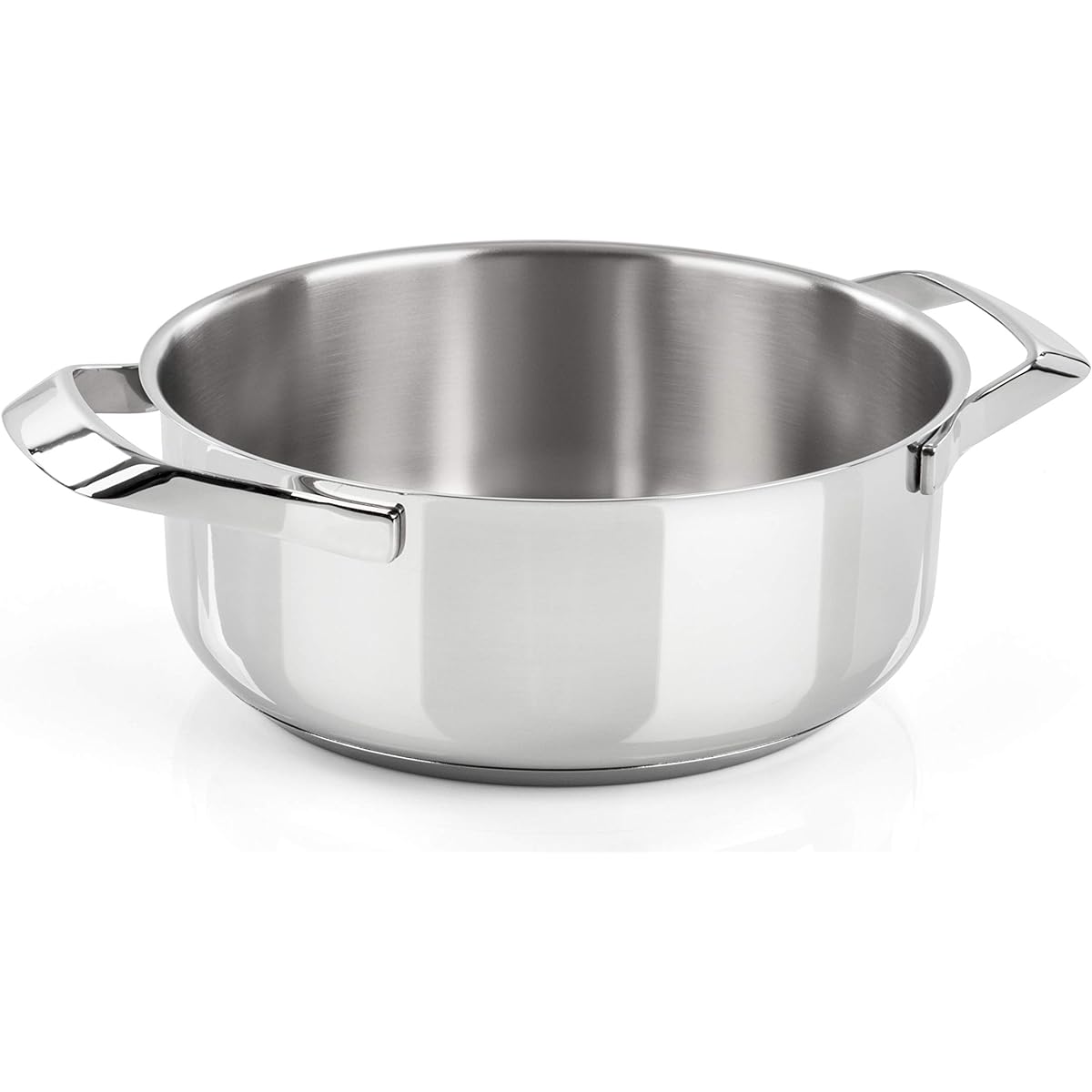 Barazzoni Two-handed pot stainless steel ∅24 x H9cm Low casserole MY POT 160004024