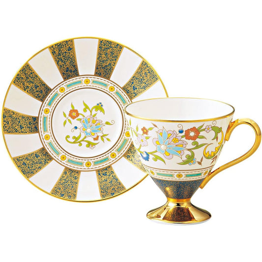 Noritake Cup & Saucer (Coffee Tea) 210cc Cyril 2006 Bone China Y52502/4673