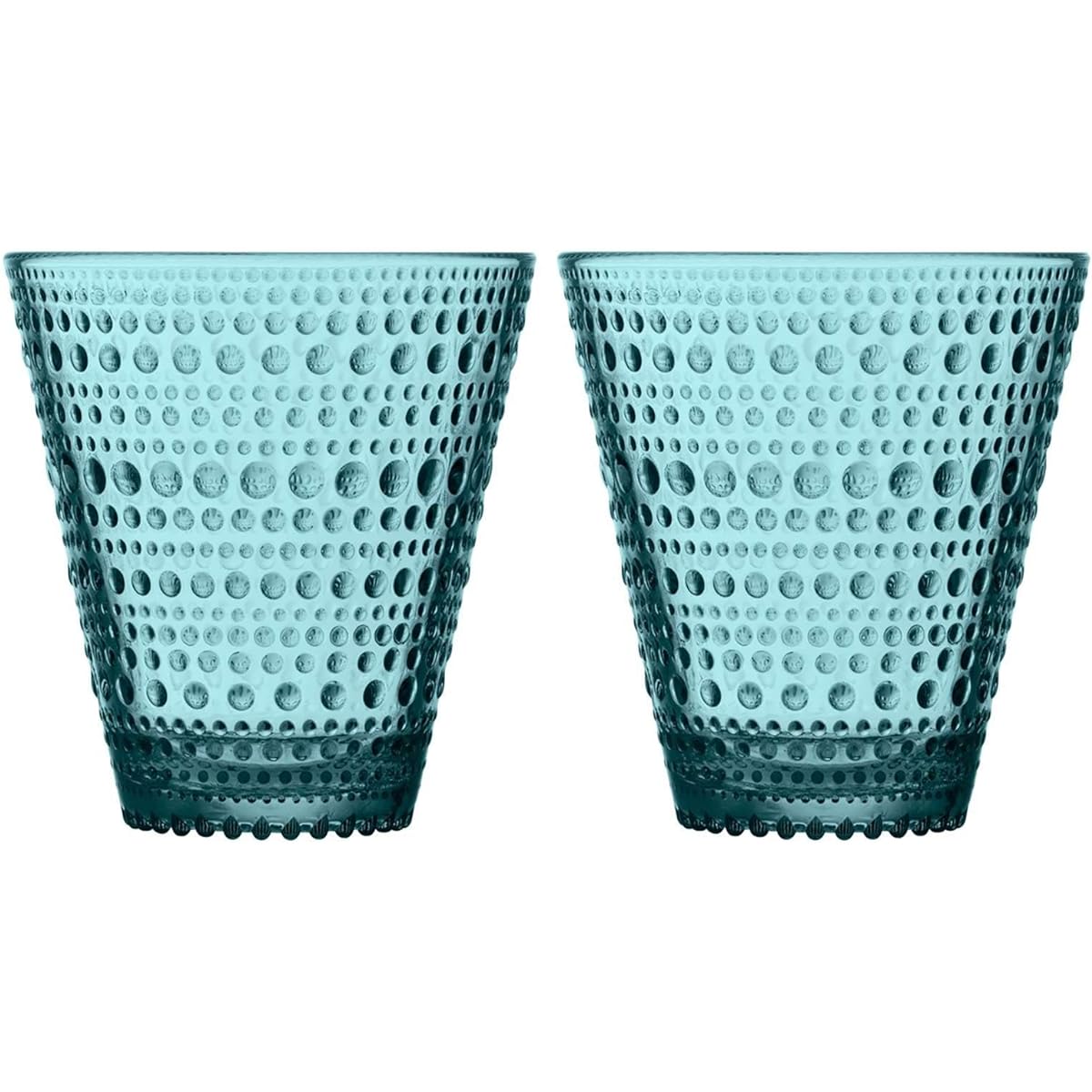 [Regular Imported Product] Iittala Kastehelmi Tumbler Pair Set (2 pieces) Sea Blue 1027323