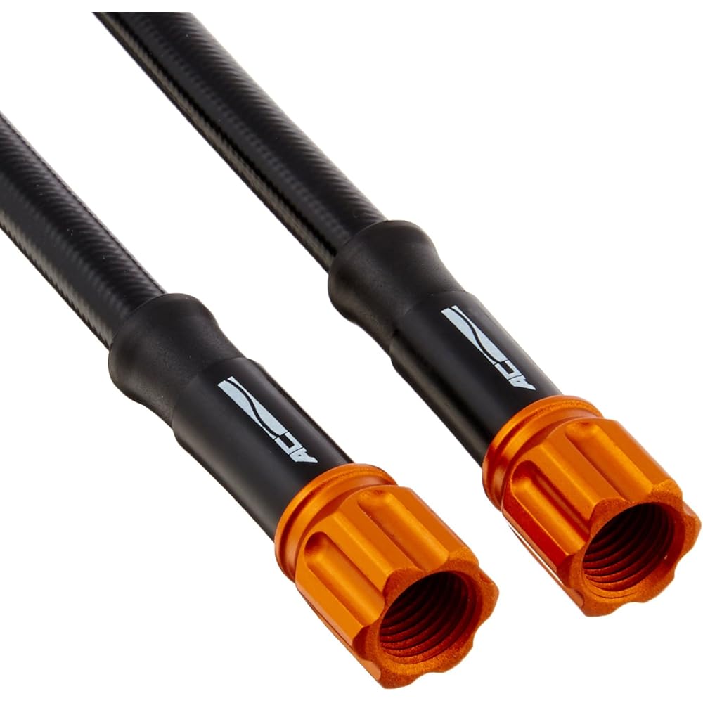 AC Performance Line (AC-PERFORMANCELINE) Universal Brake Hose/Black [Socket Gold] [Hose Total Length 1360mm]