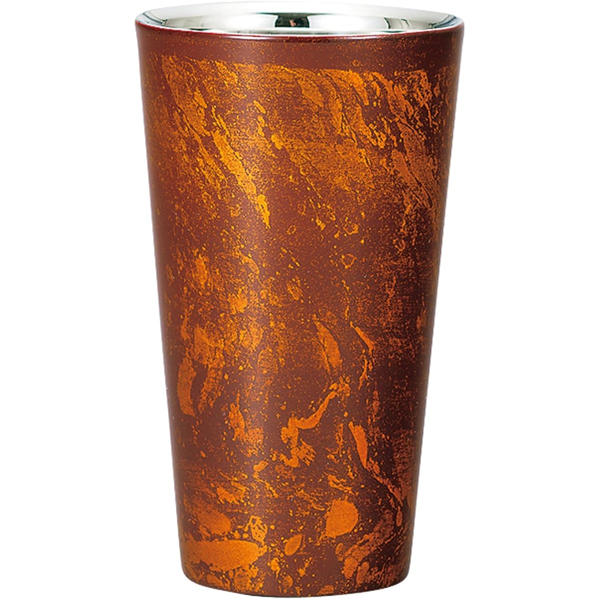 Asahi Urushi Maro (Cima) Double Structure Straight Cup Red Lacquer SCW-L502