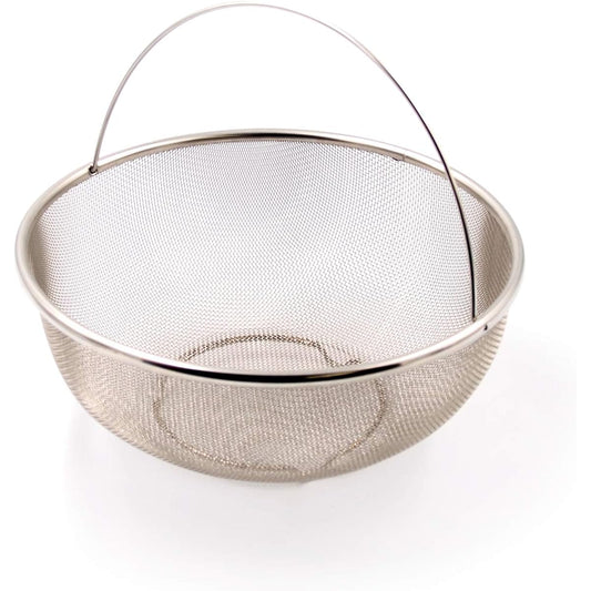 [Made by Tsubamesanjo] TSBBQ Light Stainless Steel Dutch Oven (Waterless Pot) 10 inches Mirror Finish TSBBQ-005 (Special Colander)