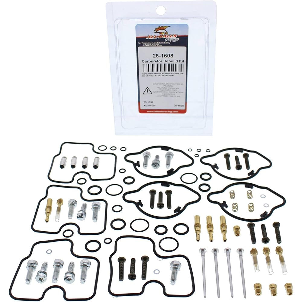 All Ball Carburetor Bild Kit 26-1608 Honda VF 750 CD Magna 95