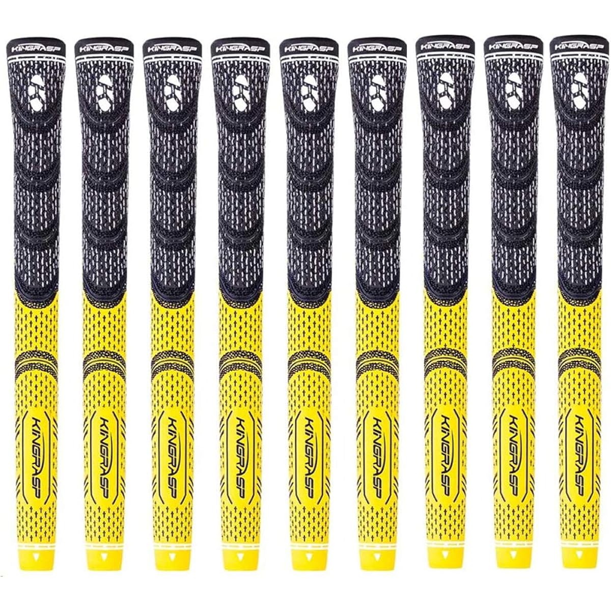 [Replacement tool included] Golf grips, non-slip rubber, multicolor, no backline, standard size, free tape included, set of 9