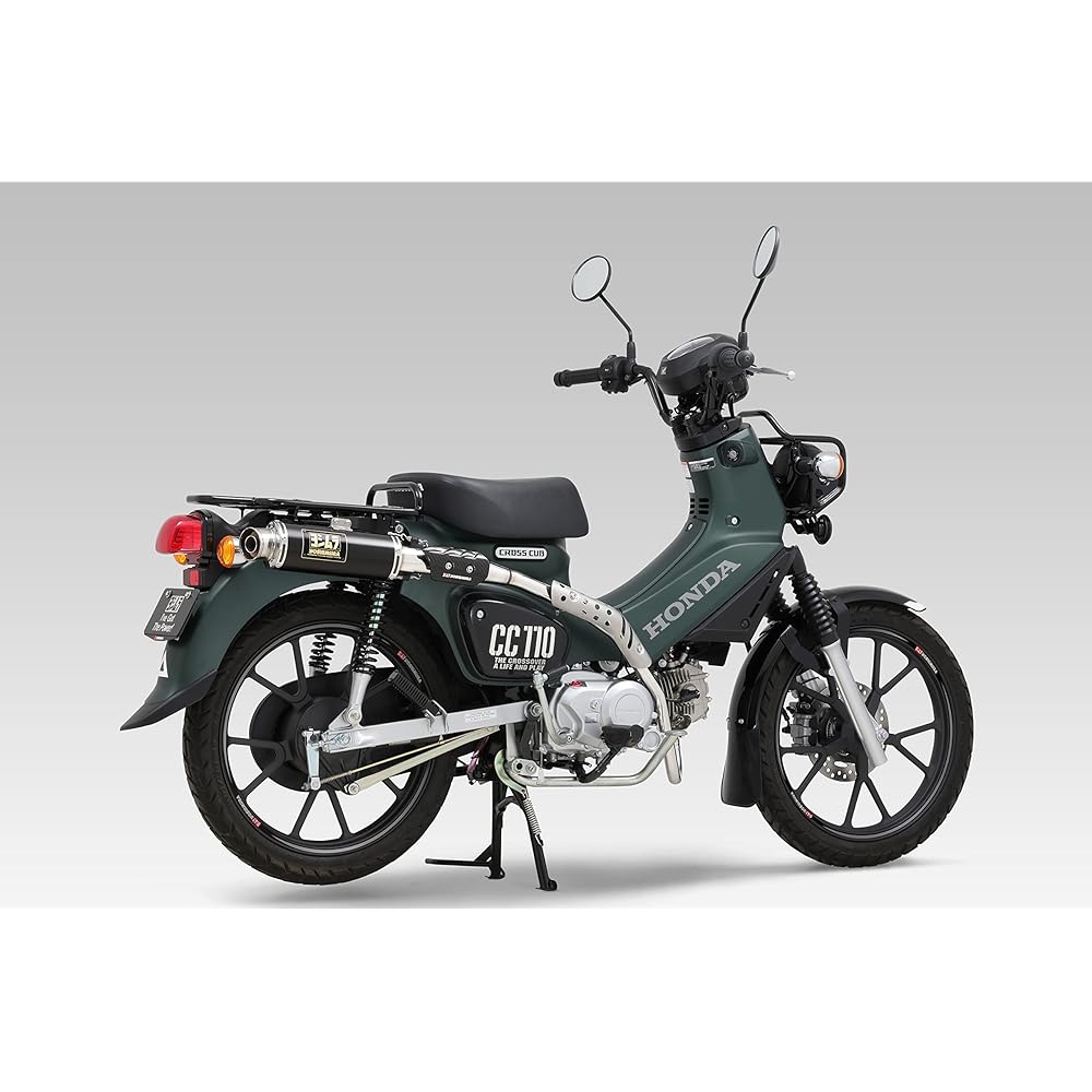 YOSHIMURA Full Exhaust Cross Cub110 (18-21/22) Mechanical Bent GP-MAGNUM Cyclone TYPE-UP EXPORT SPEC Government Certified Carbon YOSHIMURA 110A-46E-5X90