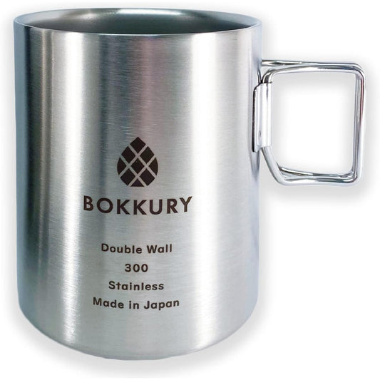 BOKKURY Mug Stainless Steel Double Made in Japan Tsubame Sanjo