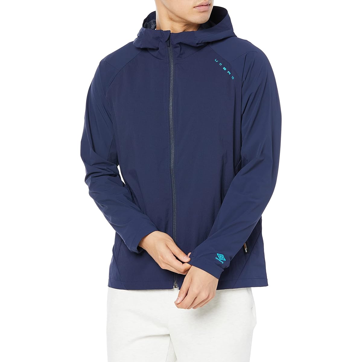 [Umbro] Men's Windbreaker Soccer Parka Cordura Nylon Water Repellent Stretch Windproof High Strength