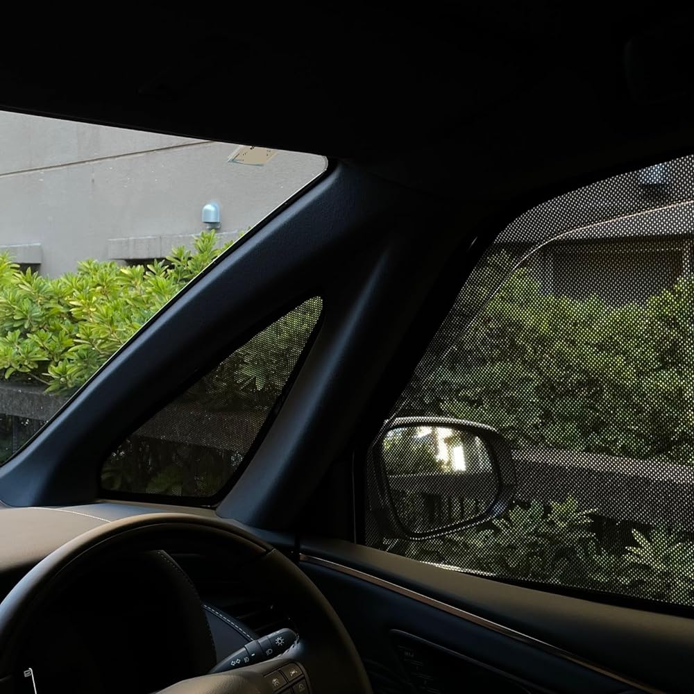 CGP Exclusive Design Mesh Sunshade Front Door Full Size Left and Right Small Window Included 4P Driver Seat Passenger Seat Alphard 40 Series Mesh Curtain Car Shade Sunshade/Blackout Left and Right Set Nap CGP-T138-SET4