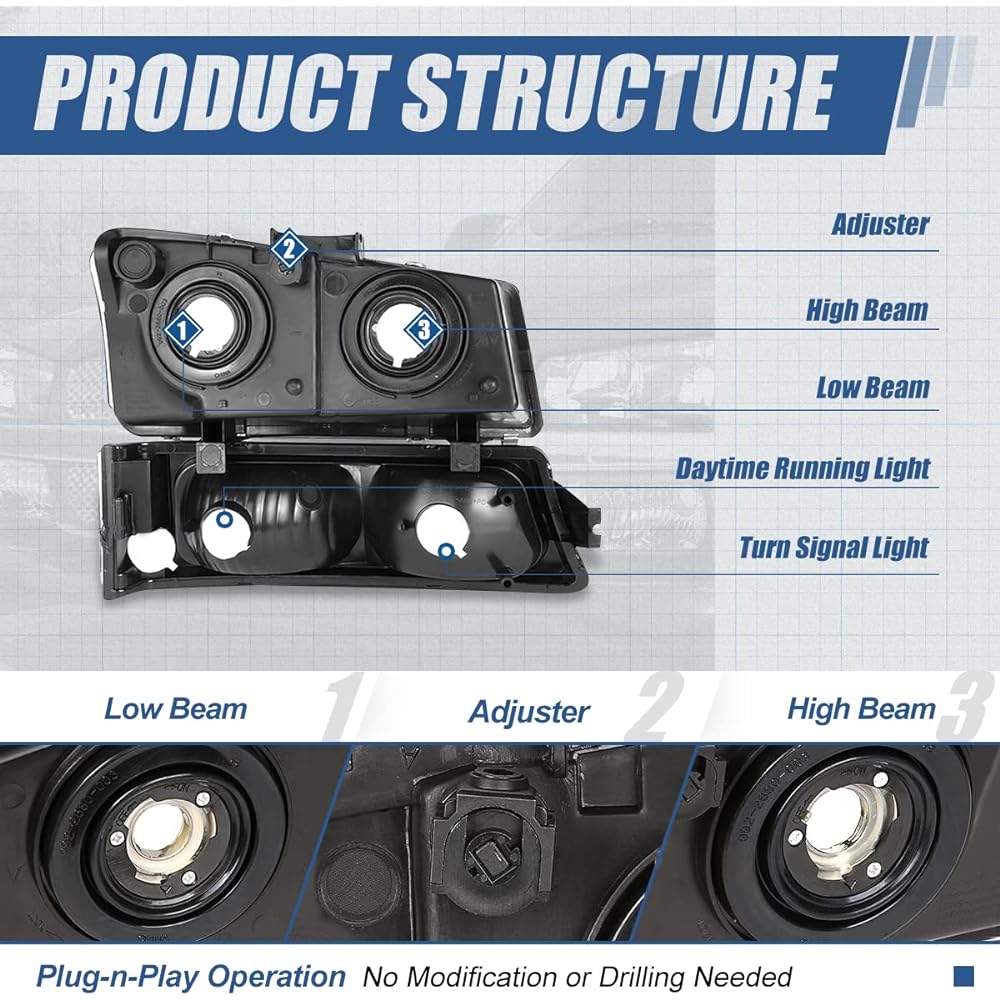 HL-OH-CS03-4P-VR White AD-HL-OH-CS03-4P-CH-CL1