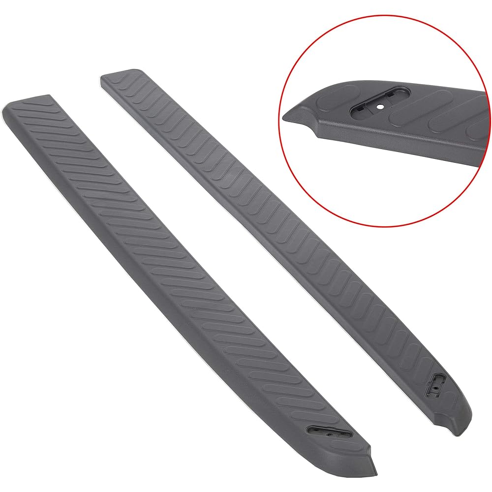 ECOTRIC Pair Bed Rail Cap Molding Set Garnish 2006-2014 Honda Ridge Line Compatible # 74420-SJC-A01ZB (passenger seat) / 74460-SJC-A01ZB (driver)