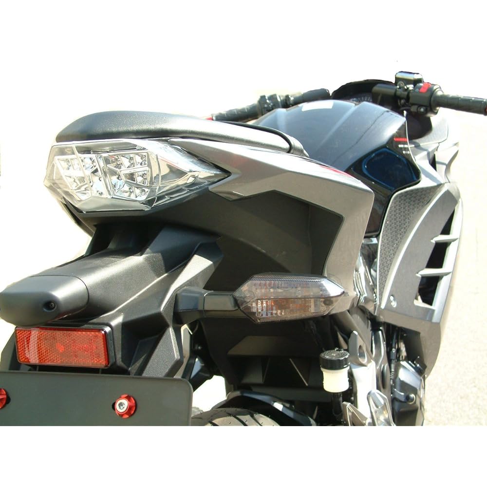 POSH Motorcycle Supplies Smoked Turn Signal Lens ZRX1200DAEG('09~'13) Z800('13) 2 pieces 072079