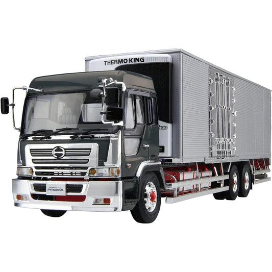 Aoshima Bunka Kyozaisha 1/32 Heavy Freight Series No.2 Hino Profia Teravi FR Hyster Short Refrigerated Van & Thermo King Plastic Model