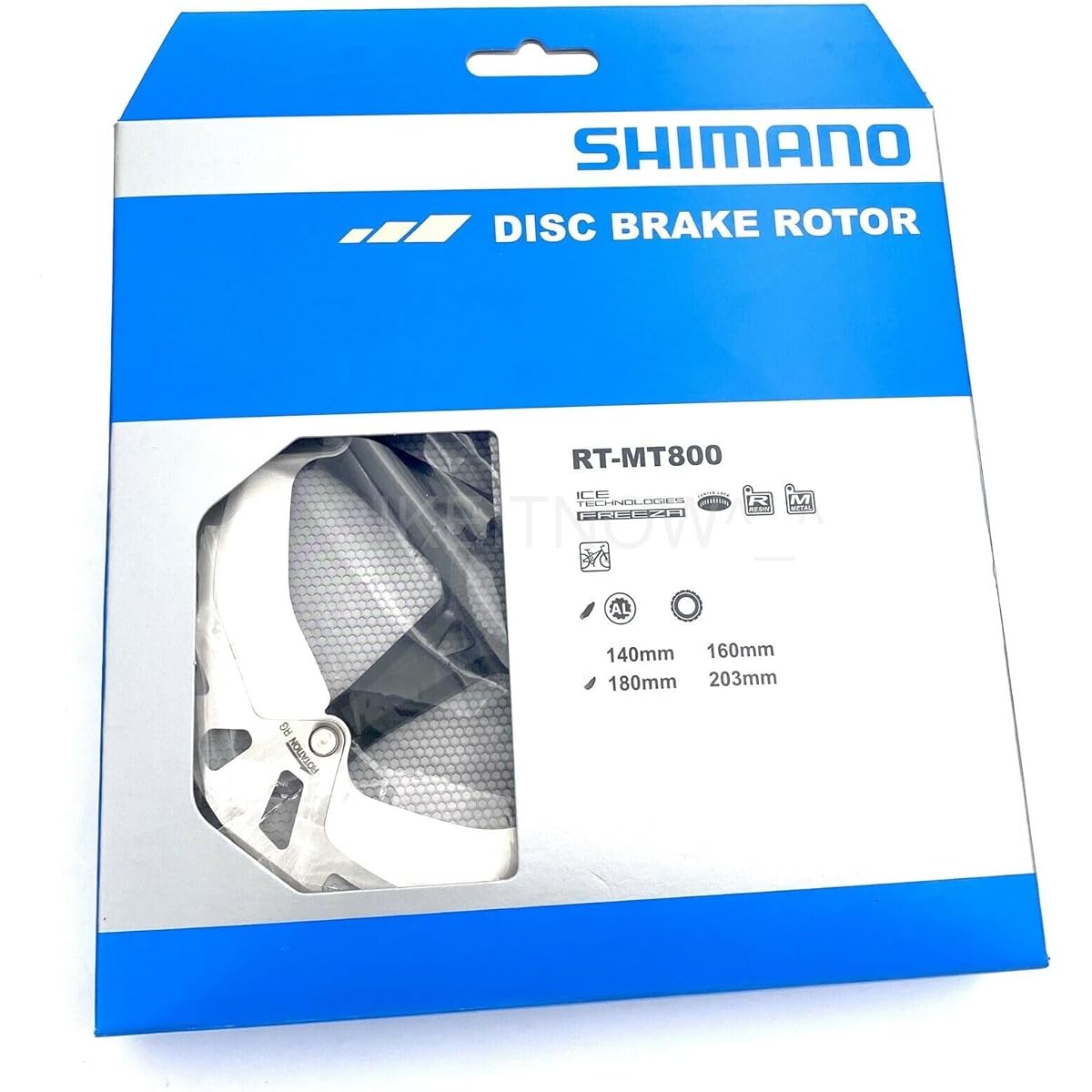 SHIMANO disc rotor RT-MT800 180mm included/inner serration lock ring