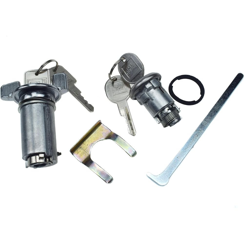 Car Parts Ignition & Door & Trunk Lock Cylinder Keys for Pontiac for Oldsmobile DL1580 TL1575 TL1525 TL609 Car Parts (Color: Kit 003)