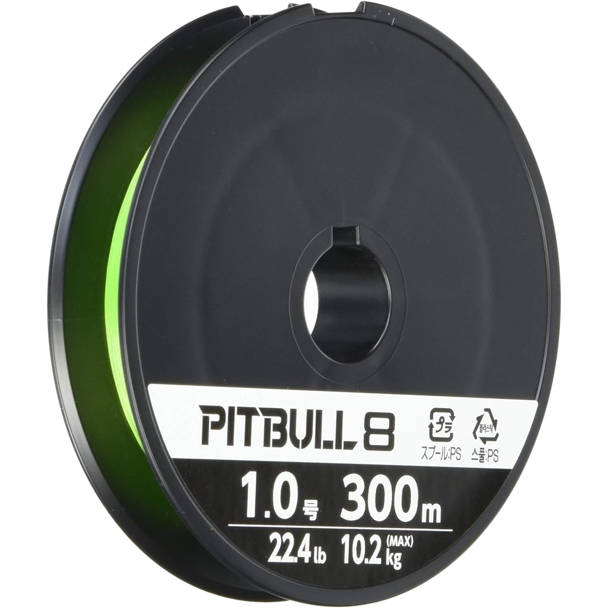 SHIMANO Line Pitbull 8 300m No. 1.0~2.0 Lime Green PL-M78S