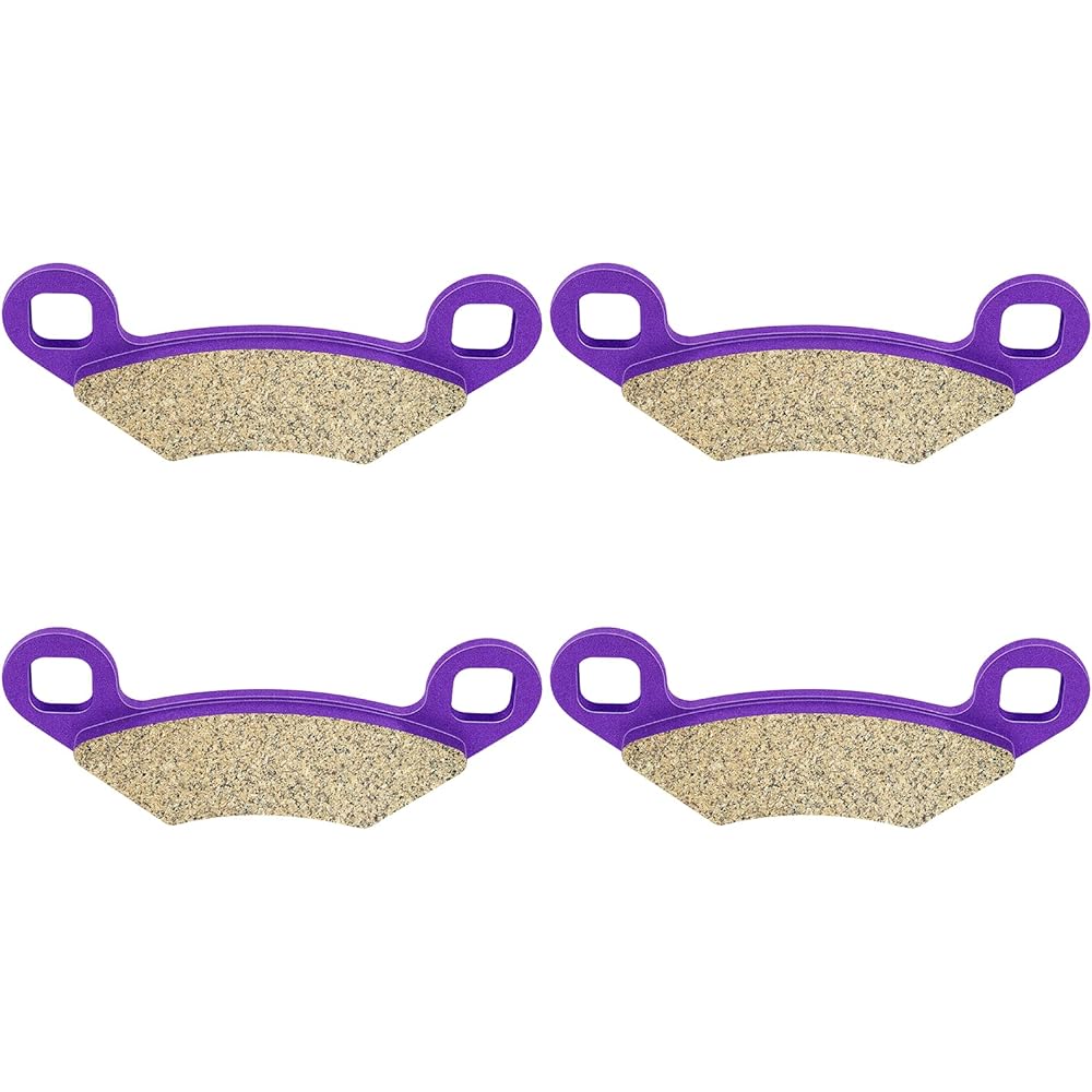 ECCPP FA159 Brake Pads Front Rear Carbon Fiber Replacement Brake Pad Kit for Polaris 300, 400L, Big Boss, Diesel, Magnum, Ranger, RZR, Scrambler, Sport