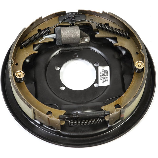 HUSKY 30786 Black paint 12 inch x 2 inch left -hand hydraulic brake semi -brake sembridi 6000 pound rated axle capacity.