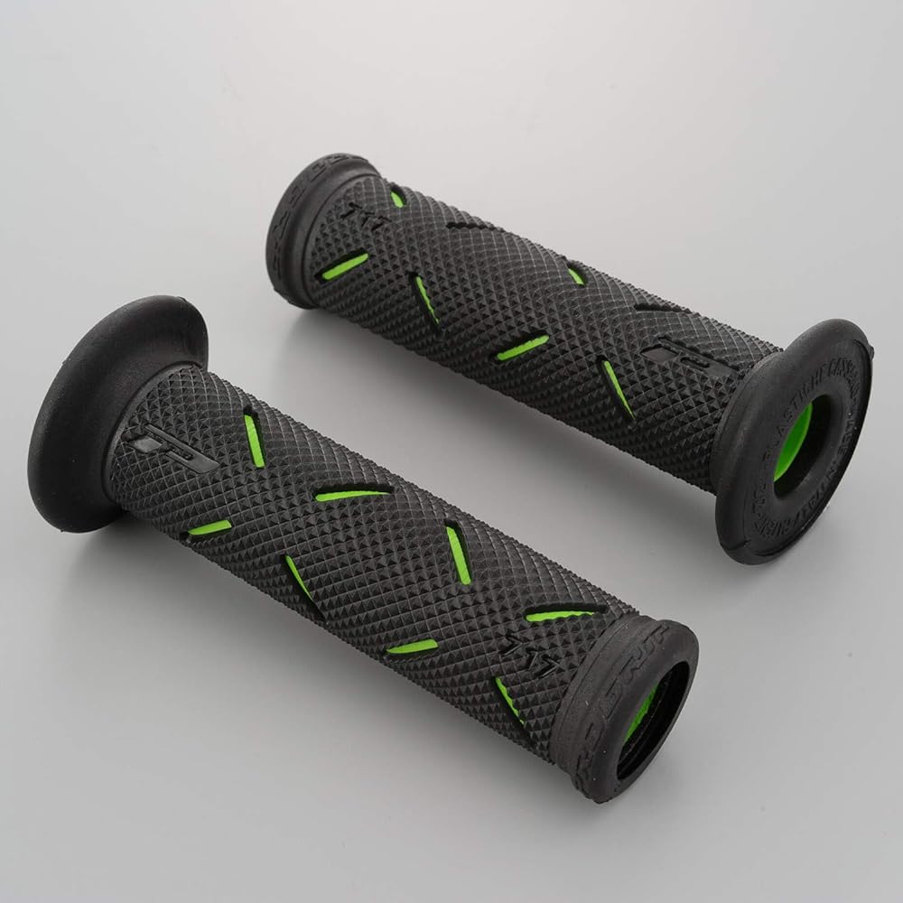 Daytona PROGRIP Motorcycle Grip for Handlebar Diameter φ22.2 122mm Earthquake Resistant Gel End Penetration 717 Type Green 98040