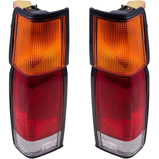 Aftermarket replacement driver and passenger seat side tail light assembly 1986-1994 D21 Dual rear wheel No 95-97 Pickup truck B65553B300 B65503B300