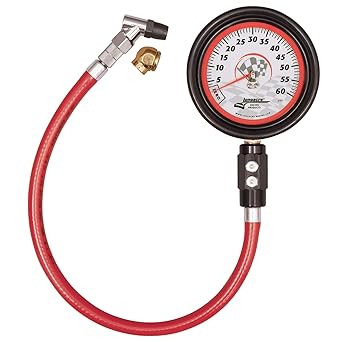 LONGACRE 52-52001 Magnum 3-1/2 GID Tire Gauge 0-60 x 1/2 pound