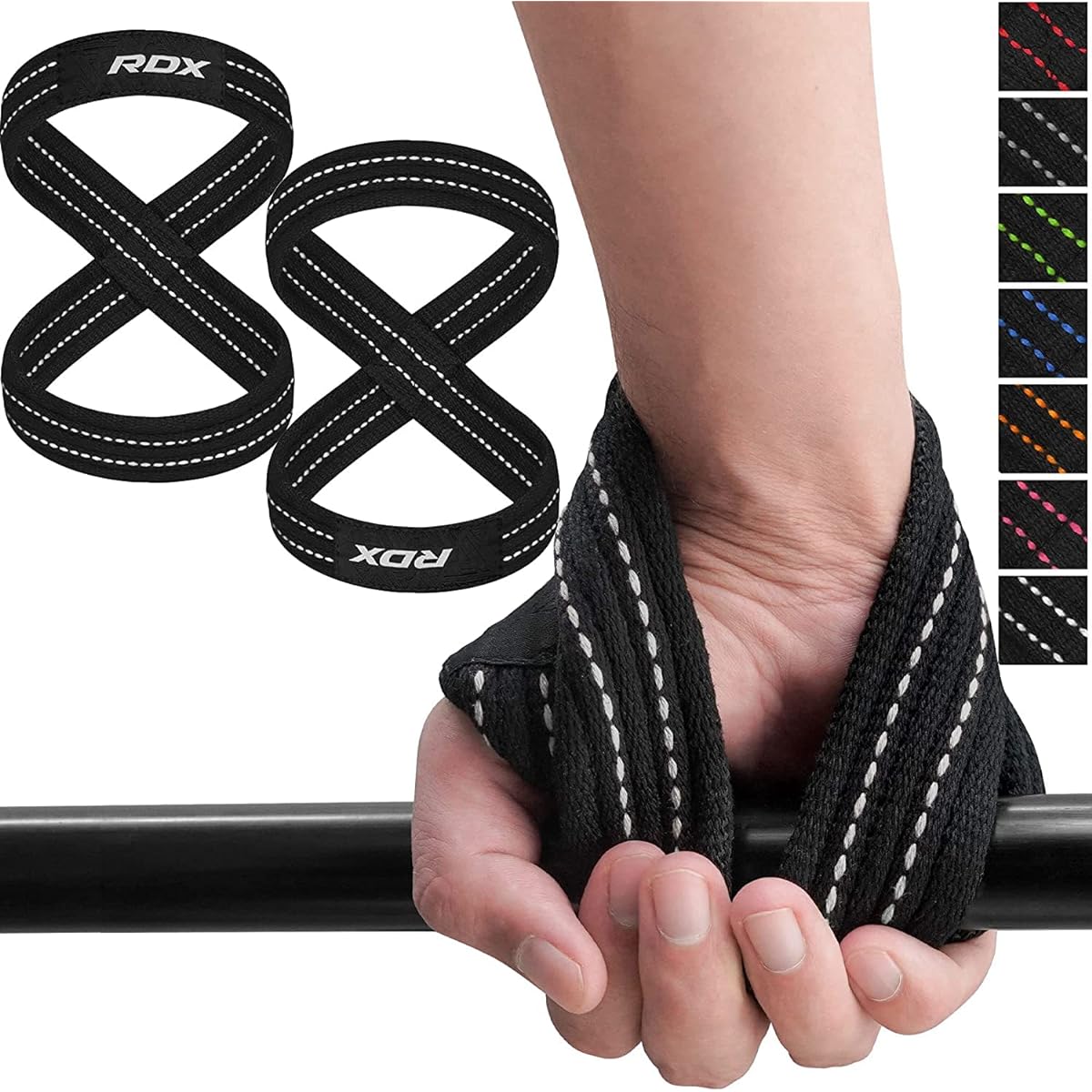 RDX Eight Strap Figure 8 Wrist Strap WAC-W8 Muscle Training Fitness Training Body Building Men's Women's Japanese Genuine Product