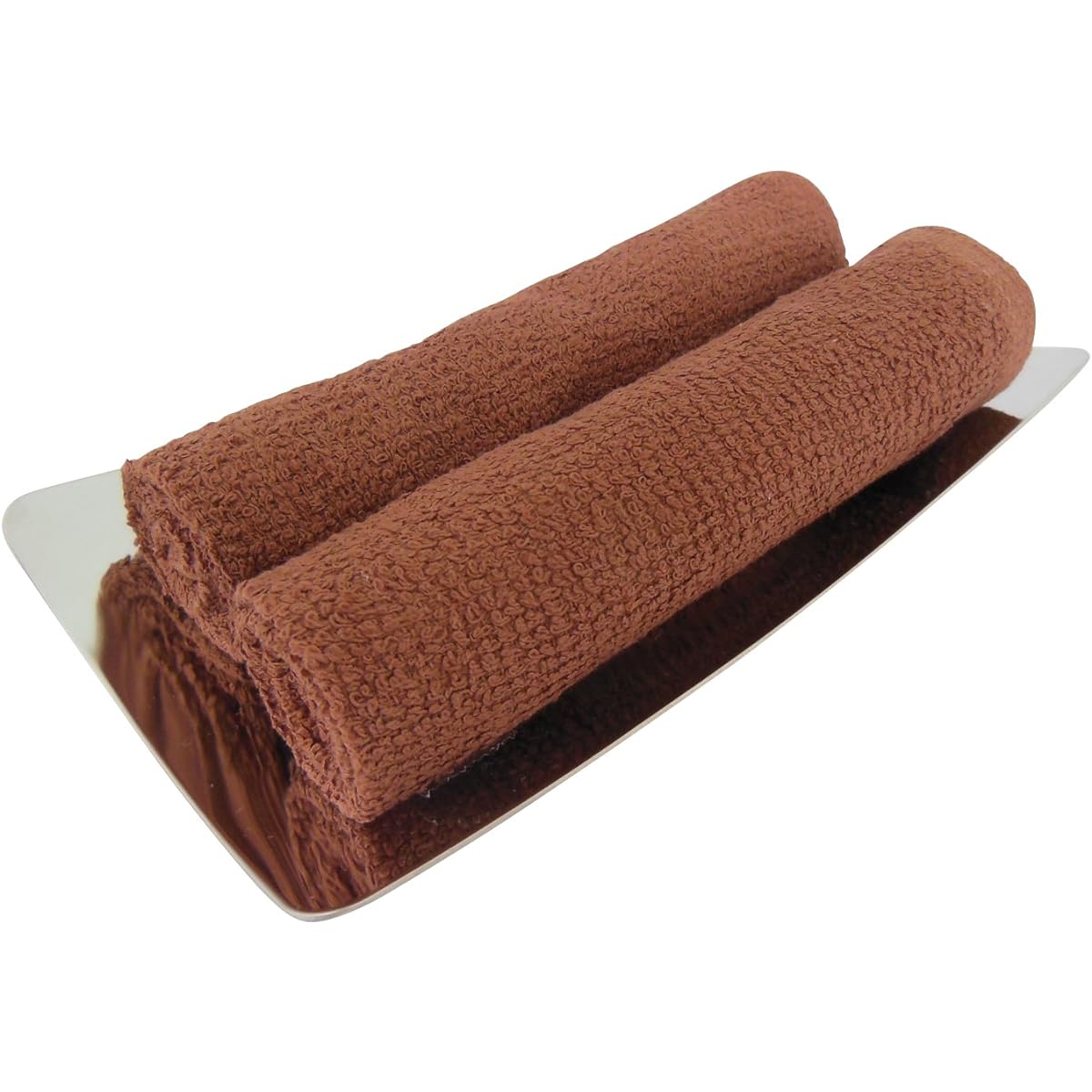 Oshibori (Hand Towel) Commercial Oshibori Towel 80 Momme Brown 120 Piece Set