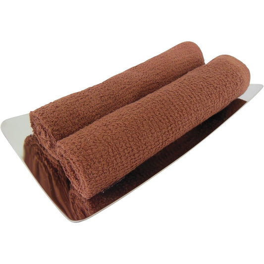 Oshibori (Hand Towel) Commercial Oshibori Towel 80 Momme Brown 120 Piece Set