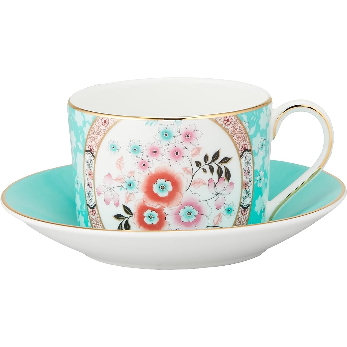 [Regular Imported Product] Wedgwood Wanderlust Camellia Tea Cup & Saucer 200ml 40031703 Pale Green