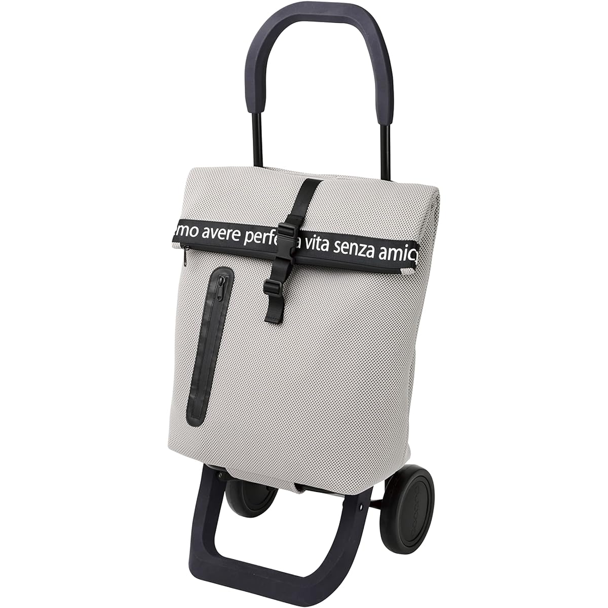 Rep Cocoro Shopping Cart Lorry Cart Set Gray with Chair Luggage Hook Foldable Pocket Storage Cold Insulation Eco Bag Shopping Stylish Cute Simple Convenient Compact Large Capacity Lightweight Camping Sports Day Cherry Blossom Viewing 526705