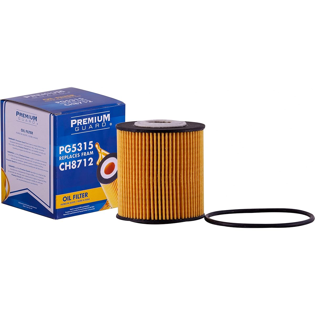 PG Standard Oil Filter PG5315 | Compatible 2004-00 VOLVO S60, 2009-03 S60, 2006-99 S70, 2006-99 S80, 2007-03 XC90, 2004-99 V40, V40, 2016-15 V40 V40 Cross Country, 2007-99 V70, 2004-99 C70