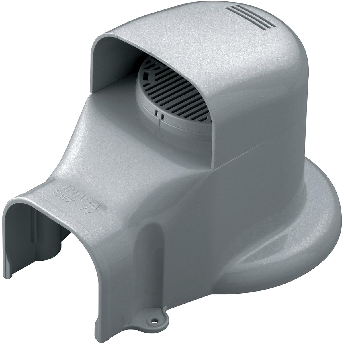 Inaba Denko Plumbing Decorative Cover Wall Corner Air Conditioner Cap/Ventilation Air Conditioner For Wall Removal Gray 10 Pieces SWX-77-G (10)