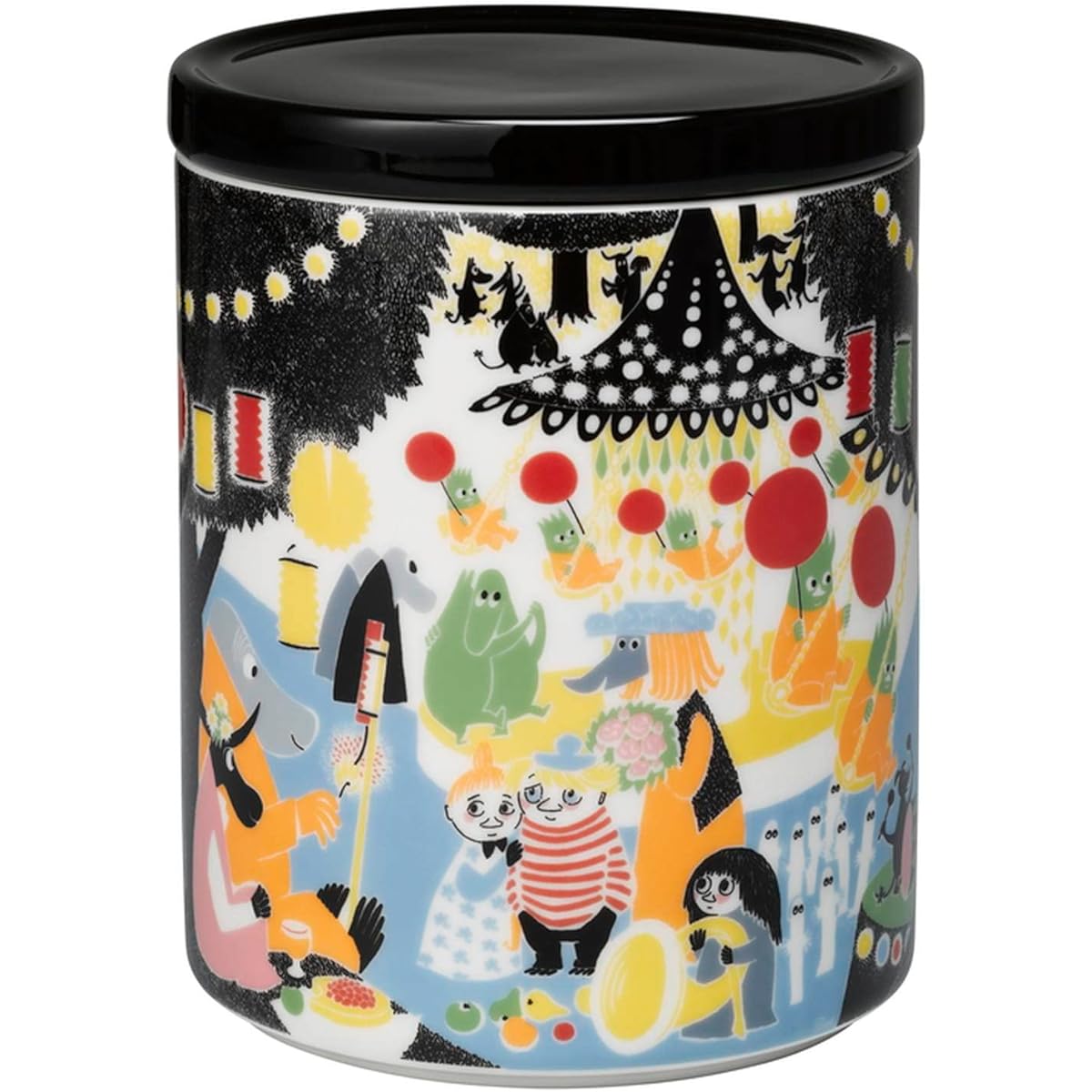 [Regular Imported Product] Moomin (Moomin by ARABIA) Jar with Lid Storage Container 1.2L Friendship 1020102