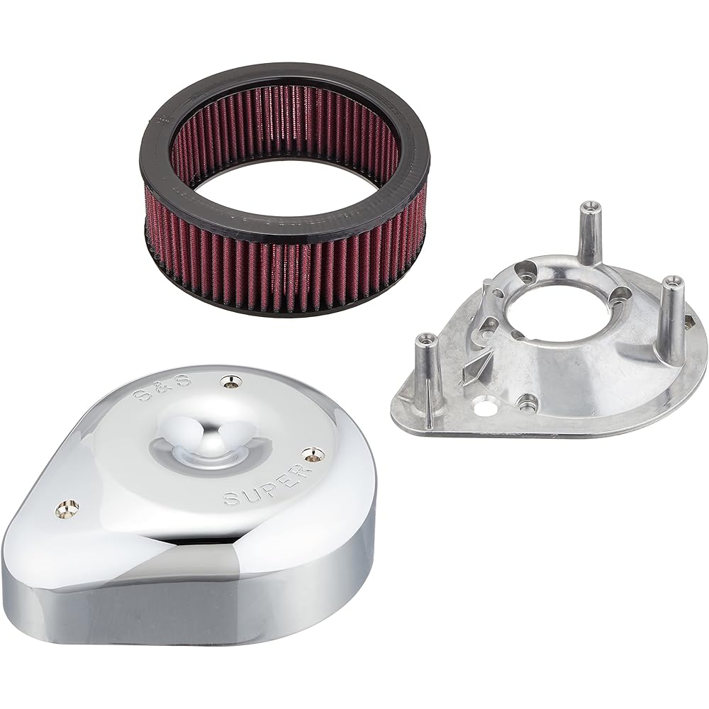 S&S Teardrop Air Cleaner Kit Glossy Black Harley-Davidson Sportster 91-16 170-0182A