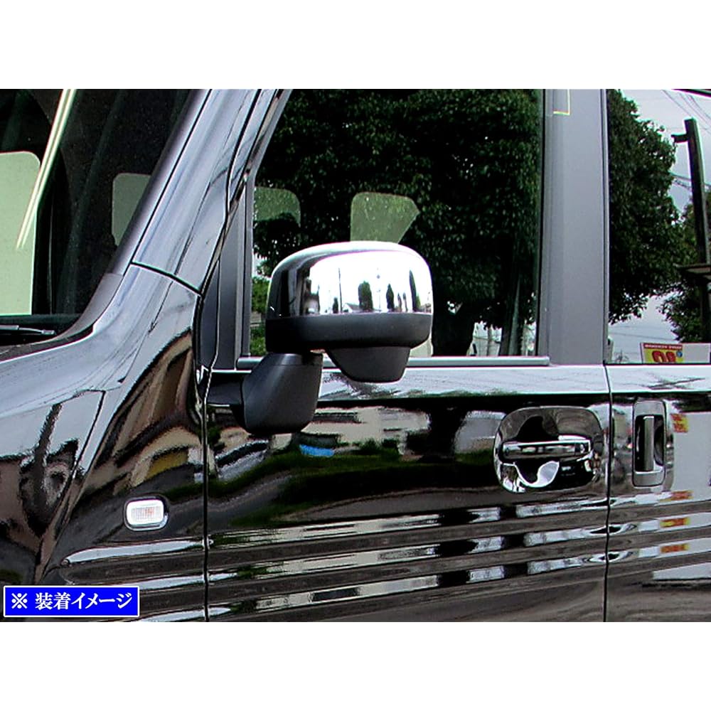 BRIGHTZ N-VAN JJ1 JJ2 Plated Door Mirror Cover Half Cover Type [MIR-SID-299] JJ J1 J2 1 2 N VAN N Van Van N Van 40421