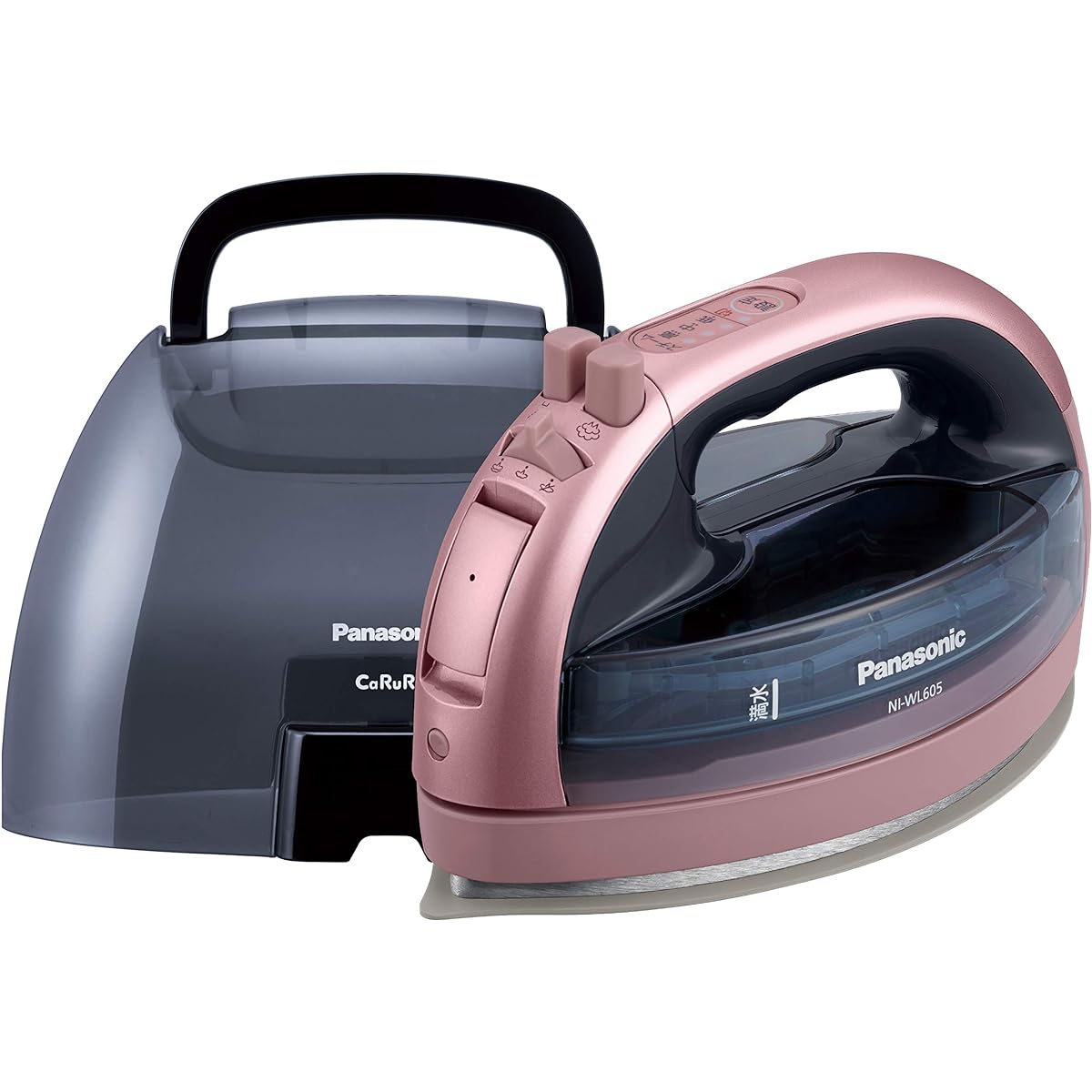 Panasonic Cordless Steam W Head Iron Pink NI-WL605-P