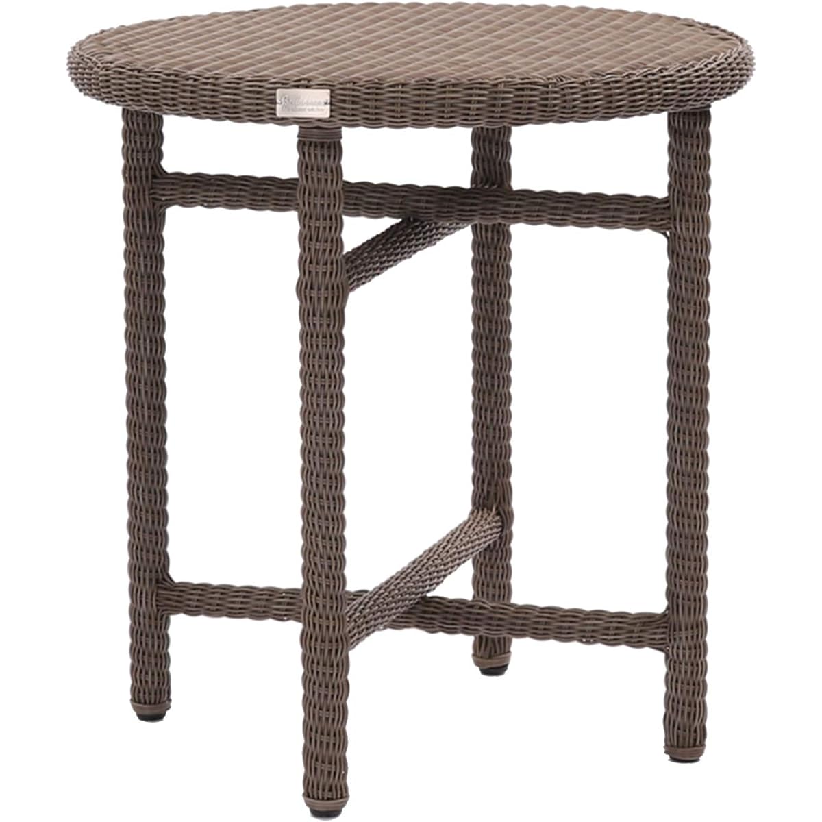 Sunflower Rattan Dining Table Brown Width 60 x Depth 60 x Height 65cm Angel Resort Garden Round Table T190PGY