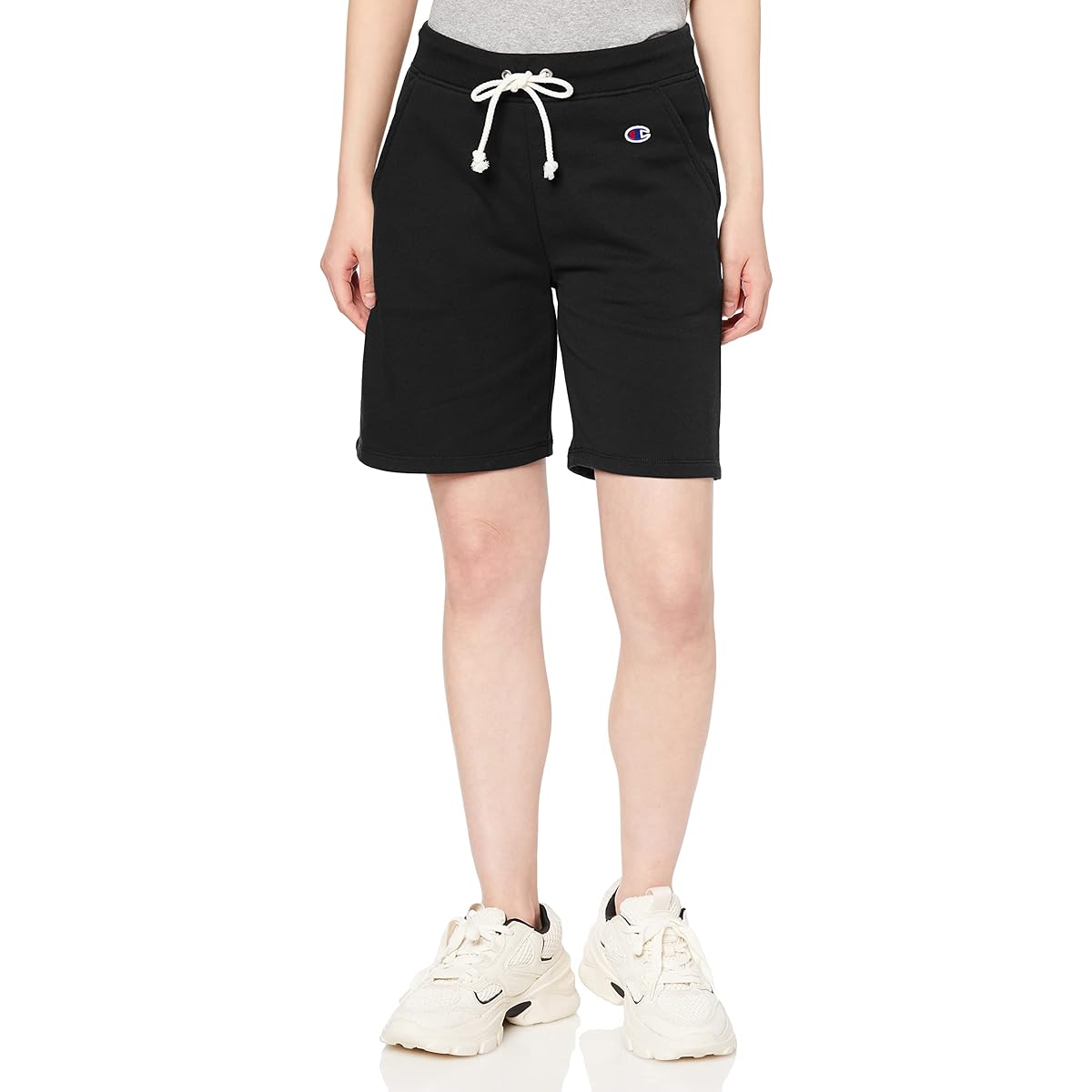 [Champion] Half Pants UV Treatment One Point Logo Sweat Shorts Women's Basic CW-X505/CW-K503