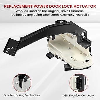 SYERAL フロント左ドアロックアクチュエーター 937-650 ドアラッチ 2008-2012 フォード エスケープ 2008-2011 マーキュリー マリナーに対応