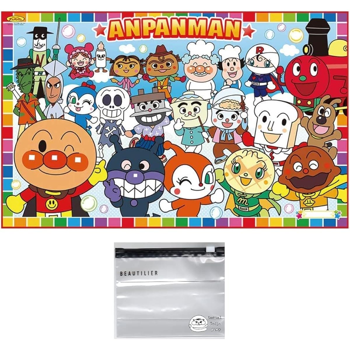 Anpanman Leisure Sheet L for 2~3 people 100 x 160cm Leisure Mat Folding Set (Leisure Sheet, Slider Bag)