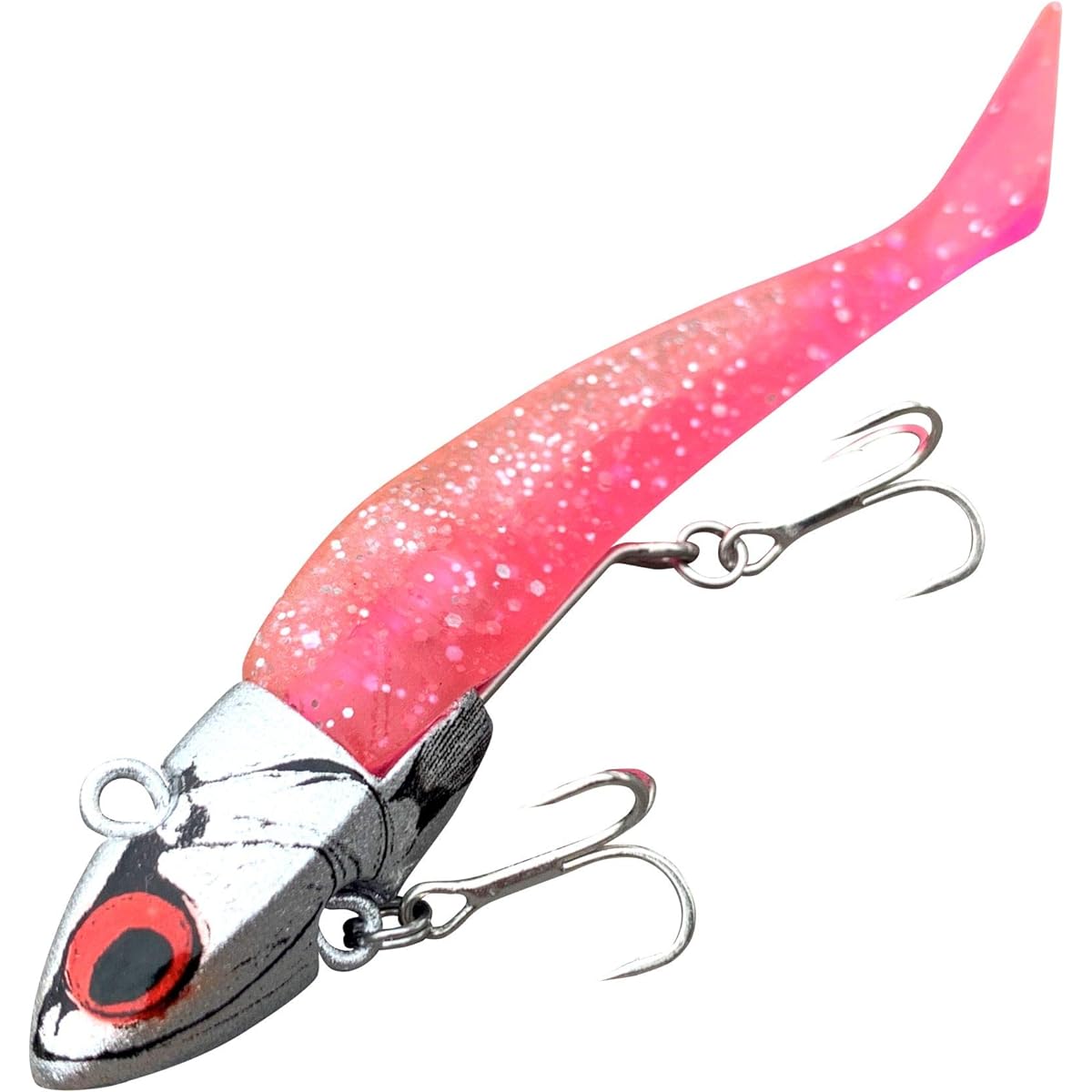 COREMAN Worm VJ-16#008 Silver Head/Pink Back.