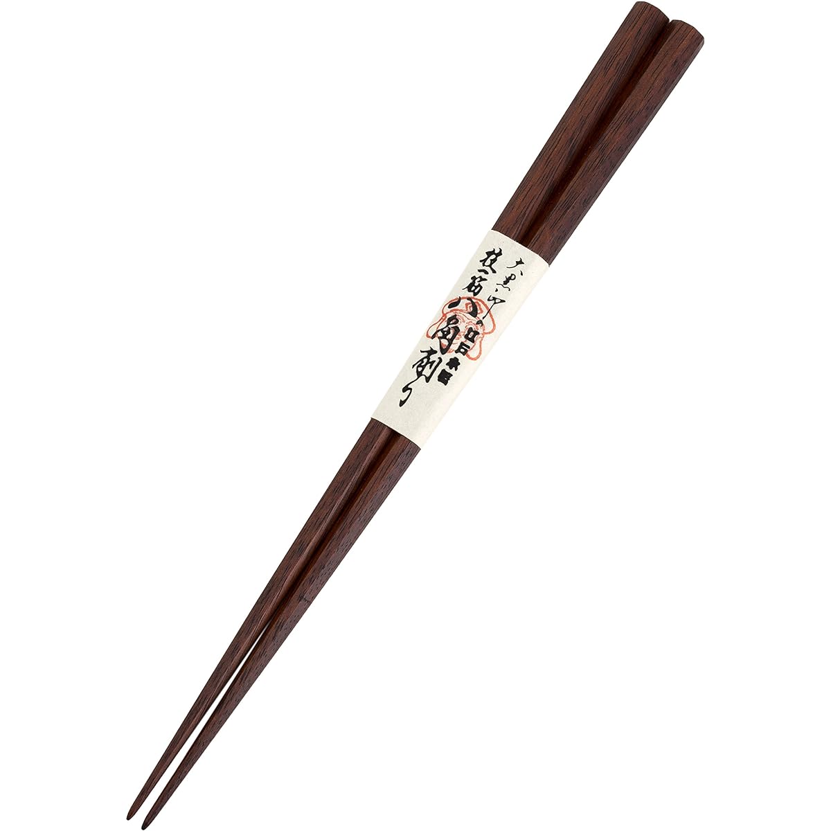 Daikokuya Edo Wooden Chopsticks, Made in Japan, Premium Octagonal Shaved Satine, Lacquer Finish (24cm)