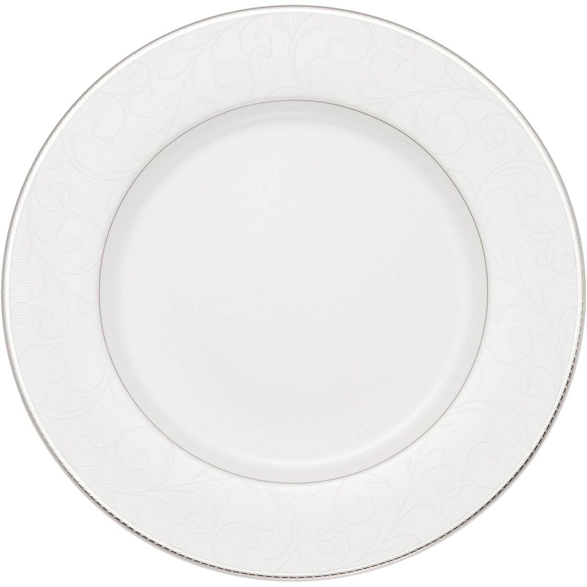 NARUMI Plate Dish Pearl Arabesque Beige 30cm Press Plate 50855-1670