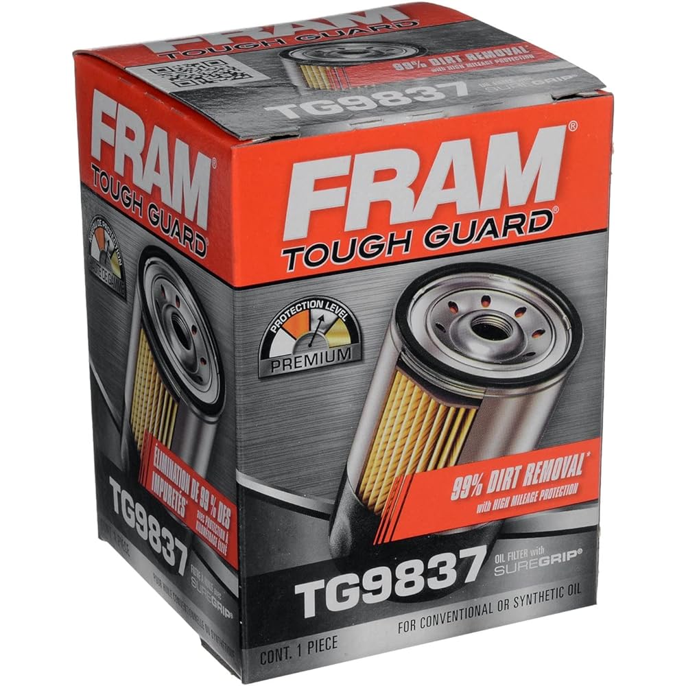 FRAM TOUGH GUARD TG9837-1 15K miles Changed interval oil filter